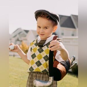 Future Golfer Kids Costume outfit size 4-6